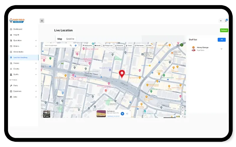 Real-Time Field Work Order Tracking Software